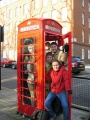 Six people in a phone booth